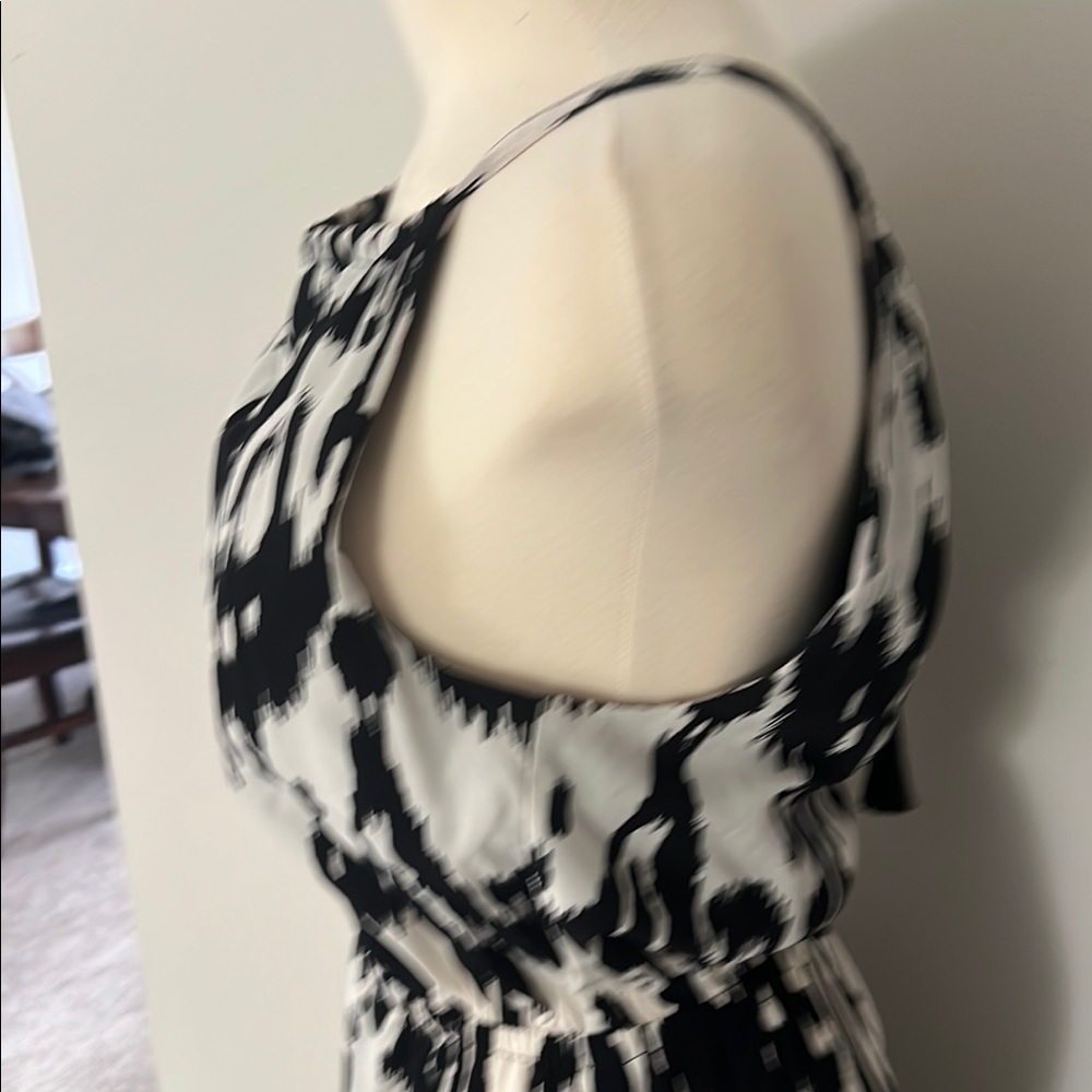 Athleta Black and White Halter Sundress Maxi - Picture 5 of 8